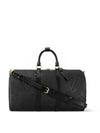 Keepall Bandouliere 45 Monogram Duffel Bag Black - LOUIS VUITTON - BALAAN 2