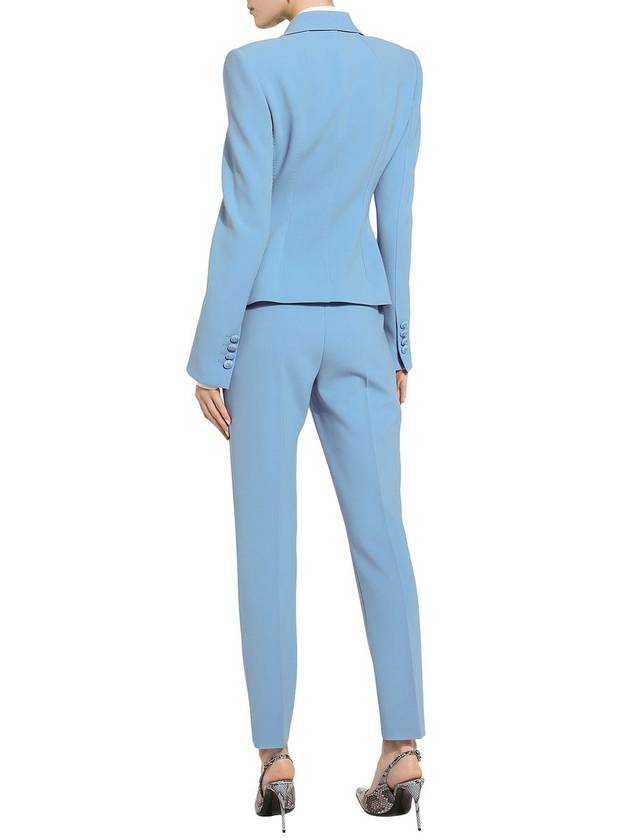 Dolce & Gabbana Light Blue Virgin Wool Blazer - DOLCE&GABBANA - BALAAN 3