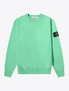 Wappen Patch Crew Neck Sweatshirt Green - STONE ISLAND - BALAAN 2