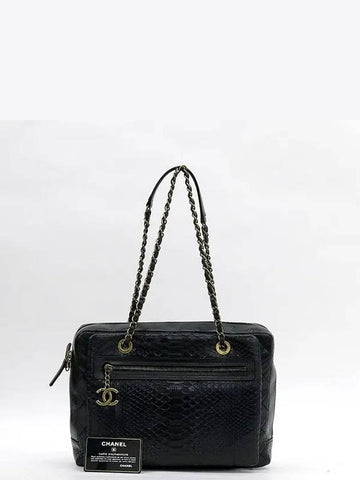 black shoulder bag - CHANEL - BALAAN 1