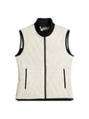 Women s Holma Quilt Hybrid Golf Vest Whisper White GWOW10873 U040 - J.LINDEBERG - BALAAN 1