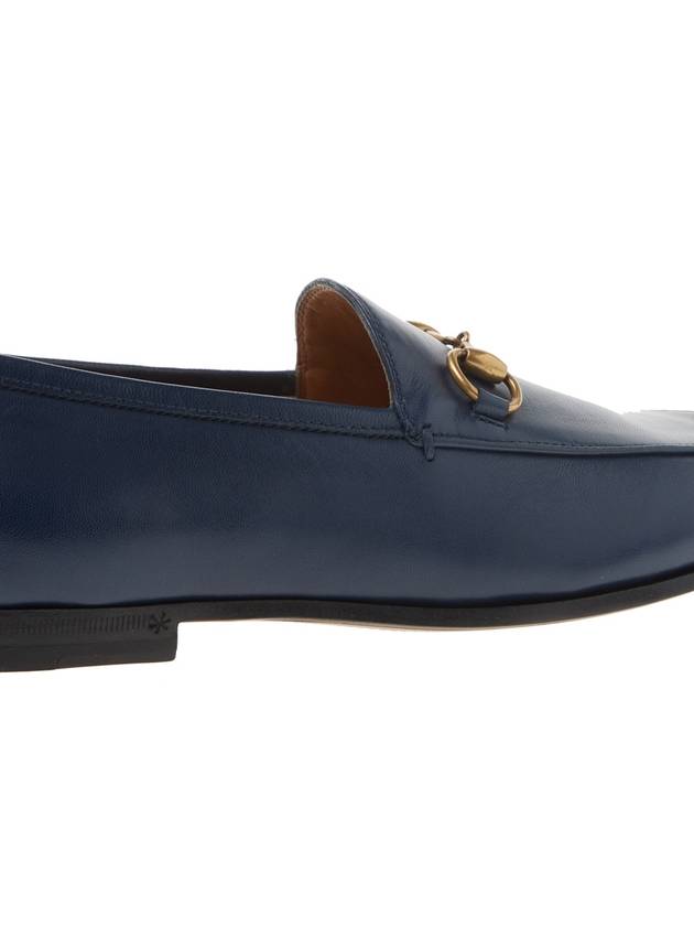 Jordaan Leather Loafers Blue - GUCCI - BALAAN 11