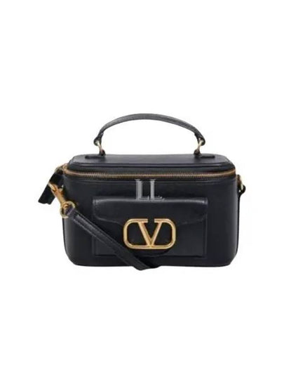 V Logo Signature Mini Bag Black - VALENTINO - BALAAN 2