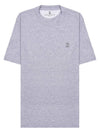 Long Sleeve T-Shirt M0B138440CT883 GRAY - BRUNELLO CUCINELLI - BALAAN 8
