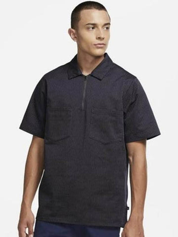 01CK5223010SBWoven short sleeve shirtCharcoal black - NIKE - BALAAN 1