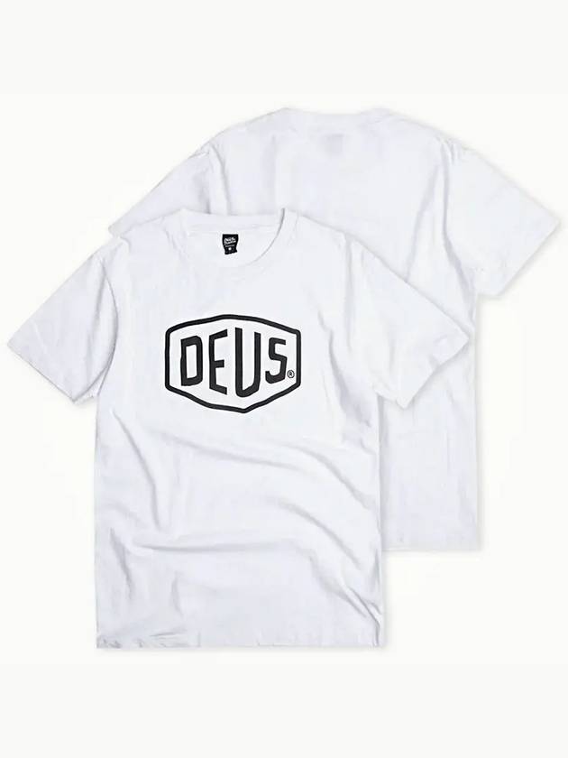 All sizes Deus Shield short sleeve t-shirt white DMW41808E - DEUS EX MACHINA - BALAAN 1