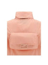 High Neck Nylon Windbreaker Pink - FENDI - BALAAN 4