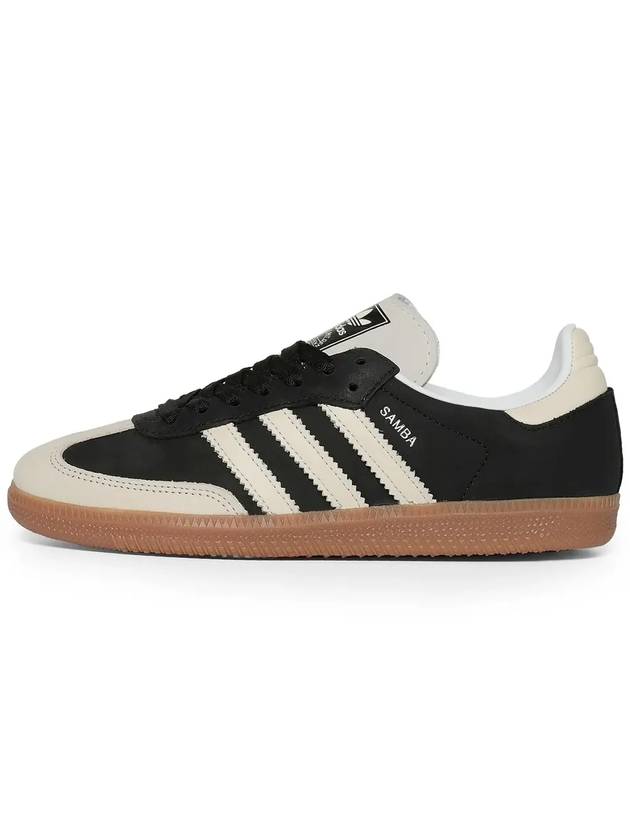 Samba OG Low Top Sneakers Black Wonder White - ADIDAS - BALAAN 4