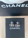 CC Logo EarringsHalf Black Cubic EarringsAB8981 - CHANEL - BALAAN 8