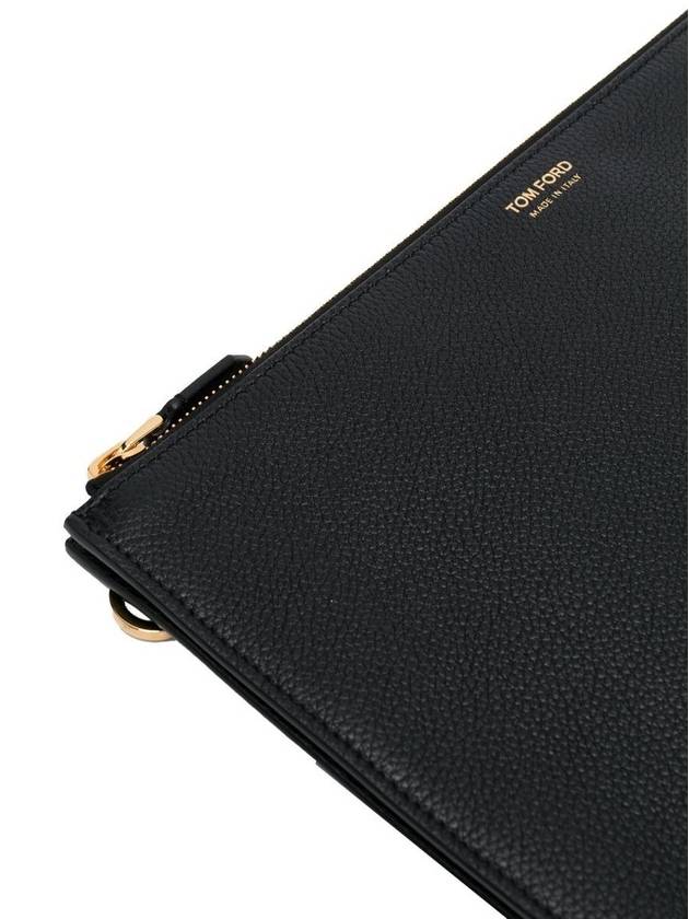 Men's Logo Strap Clutch Bag Black - TOM FORD - BALAAN 6