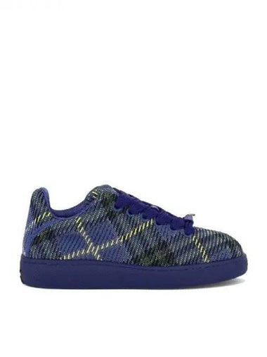 Check knit box sneakers 271336 - BURBERRY - BALAAN 1