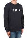 VPC Logo Crew Neck Sweatshirt Navy - A.P.C. - BALAAN 4