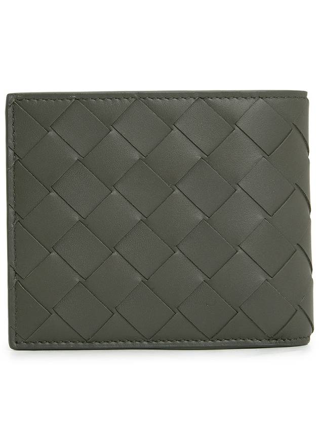 Intrecciato Half Wallet Green - BOTTEGA VENETA - BALAAN 3