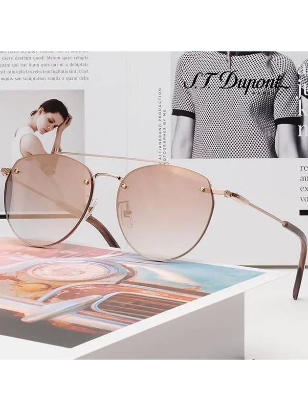 Sunglasses DP6638 3 mirror two bridge - S.T. DUPONT - BALAAN 3