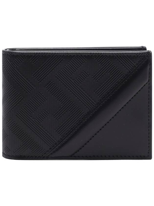 Shadow Diagonal Bifold Wallet Black - FENDI - BALAAN 3