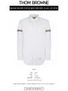 Armband Oxford Long Sleeve Shirt White - THOM BROWNE - BALAAN 3