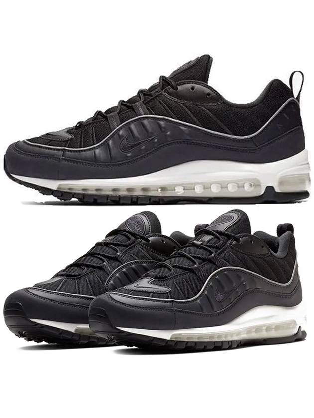 Air Max 98 Low Top Sneakers Oil Grey - NIKE - BALAAN 2