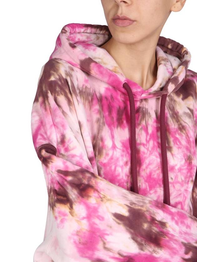 Tie Dye Hoodie Pink - AMI - BALAAN 9