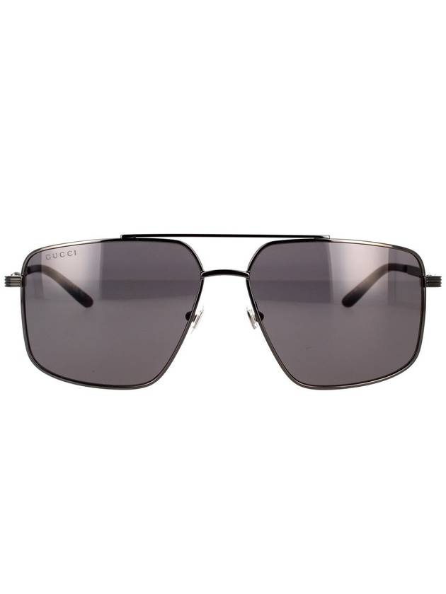 Eyewear Boeing Metal Sunglasses Grey - GUCCI - BALAAN 2