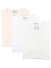 Crew Neck Cotton Short Sleeve T-shirt 3 Pack - MAISON MARGIELA - BALAAN 2