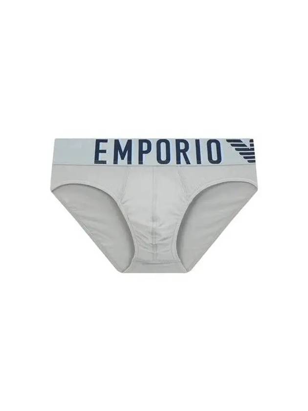 UNDERWEAR Men s Logo Band Point Briefs Gray - EMPORIO ARMANI - BALAAN 1