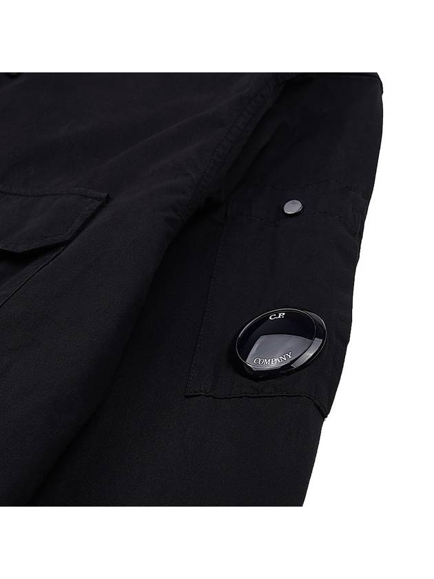 Gabardine Long Sleeve Shirt Black - CP COMPANY - BALAAN 8