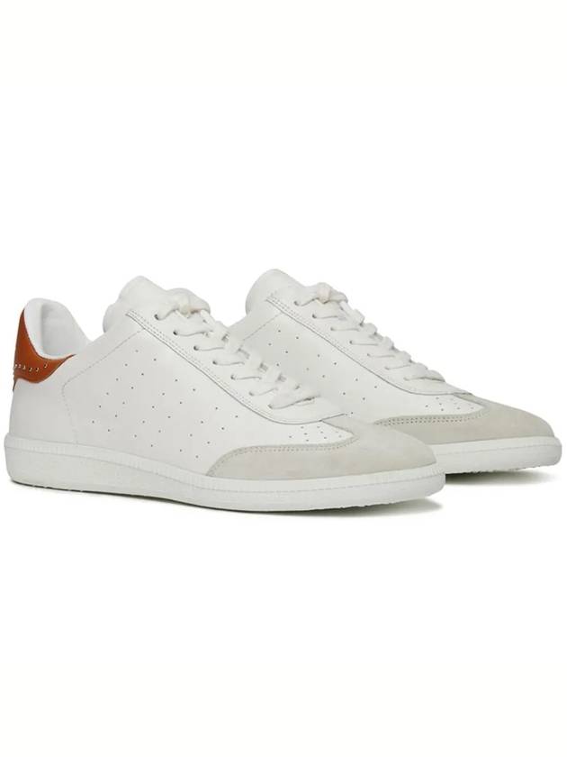 Bryce Logo Tab Low Top Sneakers White - ISABEL MARANT - BALAAN 4