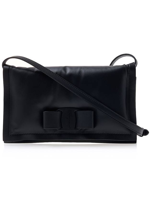 Viva Bow Mini Cross Bag Black - SALVATORE FERRAGAMO - BALAAN 2