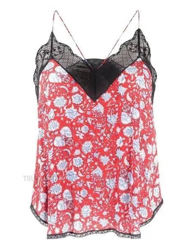 Women s WWCR00011 Camisole Sleeveless Red 1060784 - ZADIG & VOLTAIRE - BALAAN 1