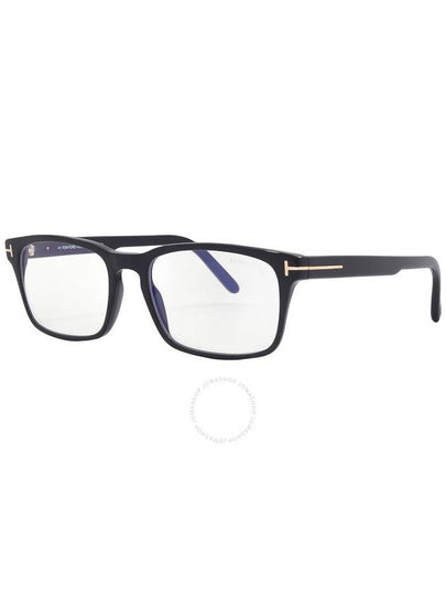 Tom Ford Blue Light Block Rectangular Men's Eyeglasses FT5938-B 001 54 - TOM FORD - BALAAN 2