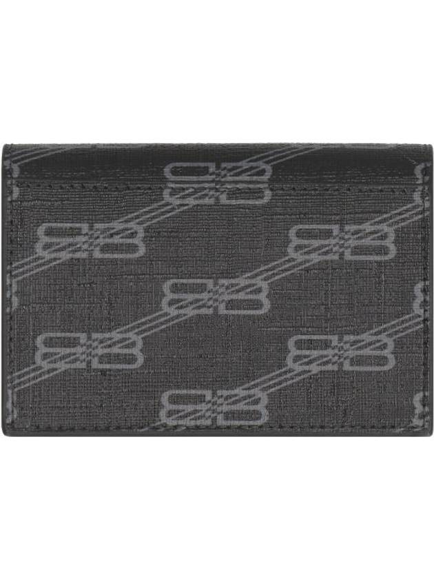 BB Monogram Card Wallet Black - BALENCIAGA - BALAAN 4