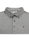 Jagard Button Down T-Shirt 9323GXZPGREY - BLACK&WHITE - BALAAN 3