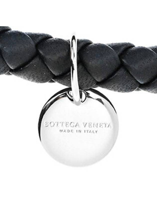 Intrecciato Leather Key Holder Tourmaline - BOTTEGA VENETA - BALAAN 3