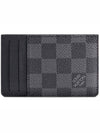 Neo Porte Cartes Damier Graphite Card Wallet Black - LOUIS VUITTON - BALAAN 4