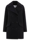 Coat AA9M03275T596995 Black - ALAIA - BALAAN 1