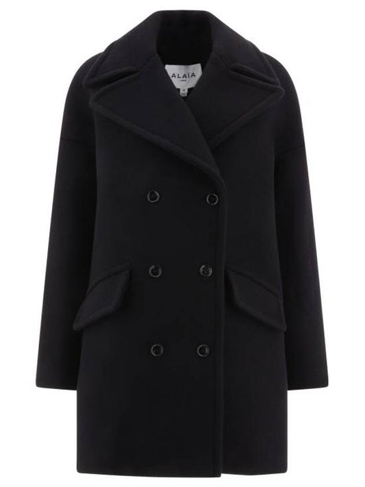 Coat AA9M03275T596995 Black - ALAIA - BALAAN 1