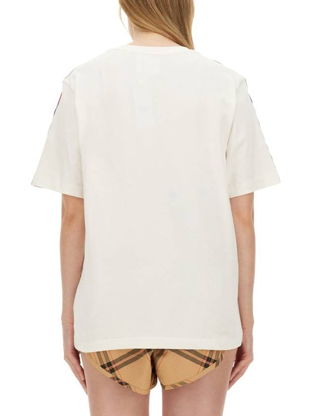 Cotton Short Sleeve T-Shirt White - ADIDAS - BALAAN 5