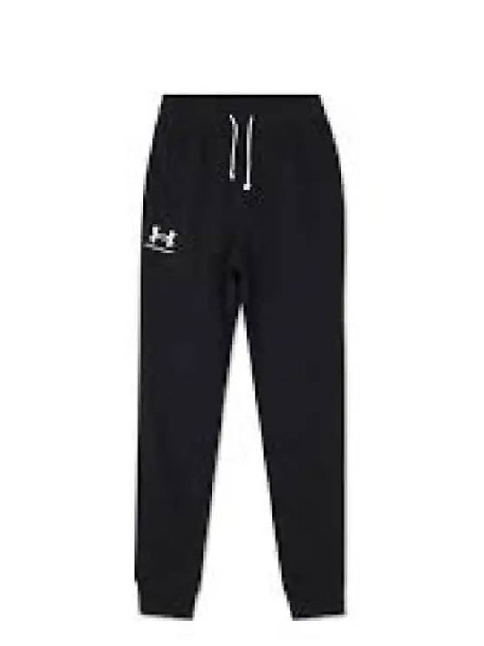 Men's UA Rival Terry Jogger Track Pants Black - UNDER ARMOUR - BALAAN 2