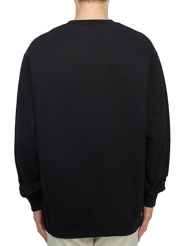 Cotton Jersey Sweatshirt Black - GUCCI - BALAAN 4