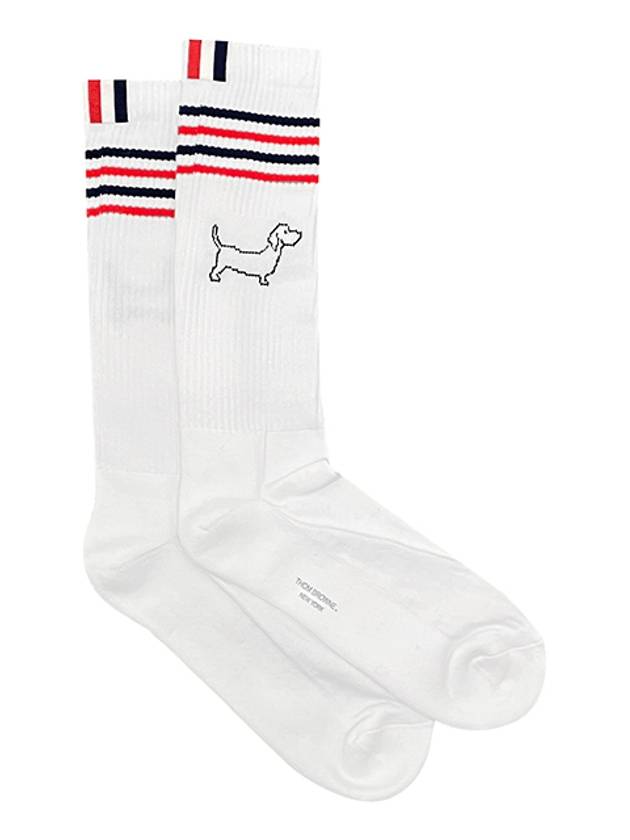 Intarsia Knit Ankle Socks MAS176AY3022 - THOM BROWNE - BALAAN 2