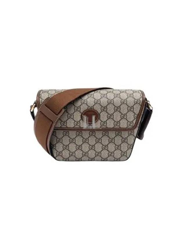 All Over GG Supreme Canvas Flap Cross Bag Beige - GUCCI - BALAAN 2