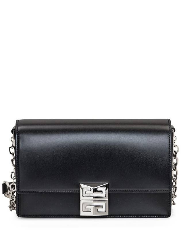 Box 4G Chain Small Leather Shoulder Bag Black - GIVENCHY - BALAAN 2