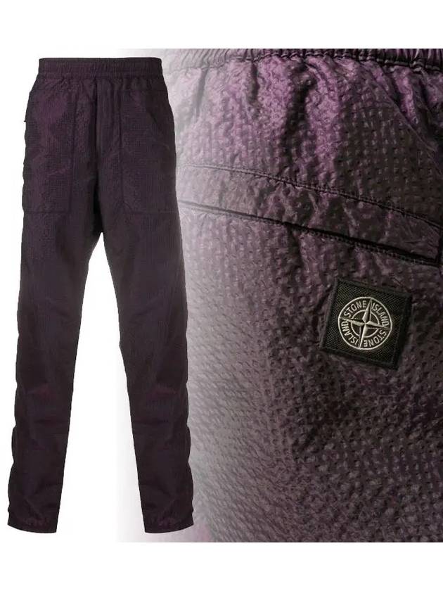 Poly Colour Frame Straight Pants Black - STONE ISLAND - BALAAN 2