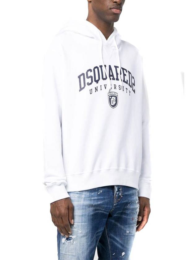 University Print Drawstring Hoodie S74GU0744S25516 - DSQUARED2 - BALAAN 3