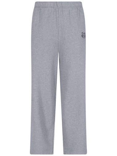 Bold Fox Head Patch Relaxed Jogger Track Pants Grey - MAISON KITSUNE - BALAAN 1