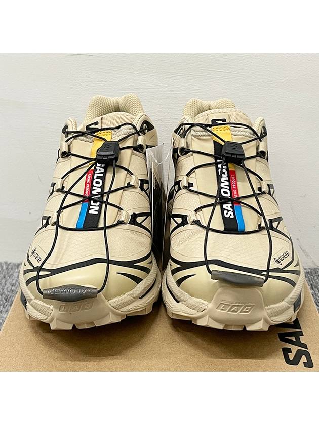 XT 6 Gore-Tex Low-Top Sneakers Black Beige - SALOMON - BALAAN 4