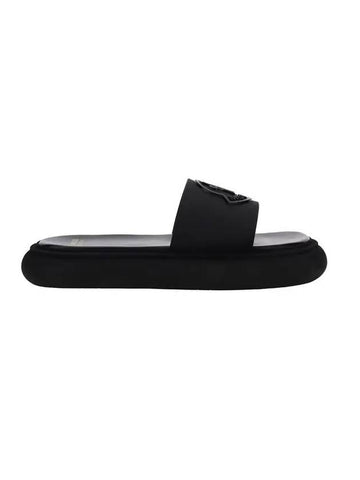 embossed logo oversole slippers black - MONCLER - BALAAN 1