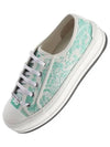 Walk NDior Toile De Jouy Sauvage Motif Platform Low Top Sneakers Aquamarina - DIOR - BALAAN 2