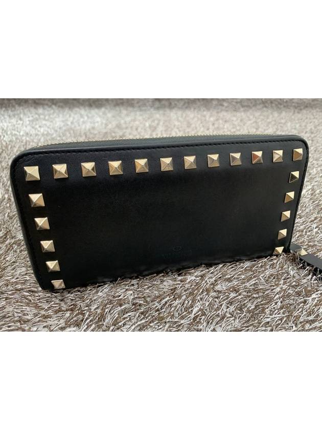 Rockstud zipper long wallet - VALENTINO - BALAAN 1