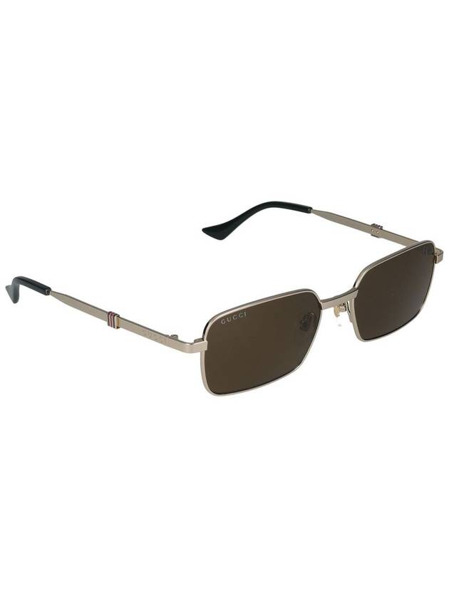 Sunglasses GG1495S 002 GOLD GOLD BROWN - GUCCI - BALAAN 5